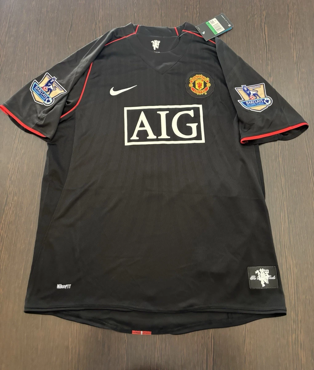 Nike Black Manchester United International Club Soccer Fan Apparel