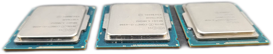 PROCESADOR CPU Intel Core i5-4590 SR1QJ 3,3 GHz Quad Core LGA1150 (Lote de 3) Foto 2 de 4