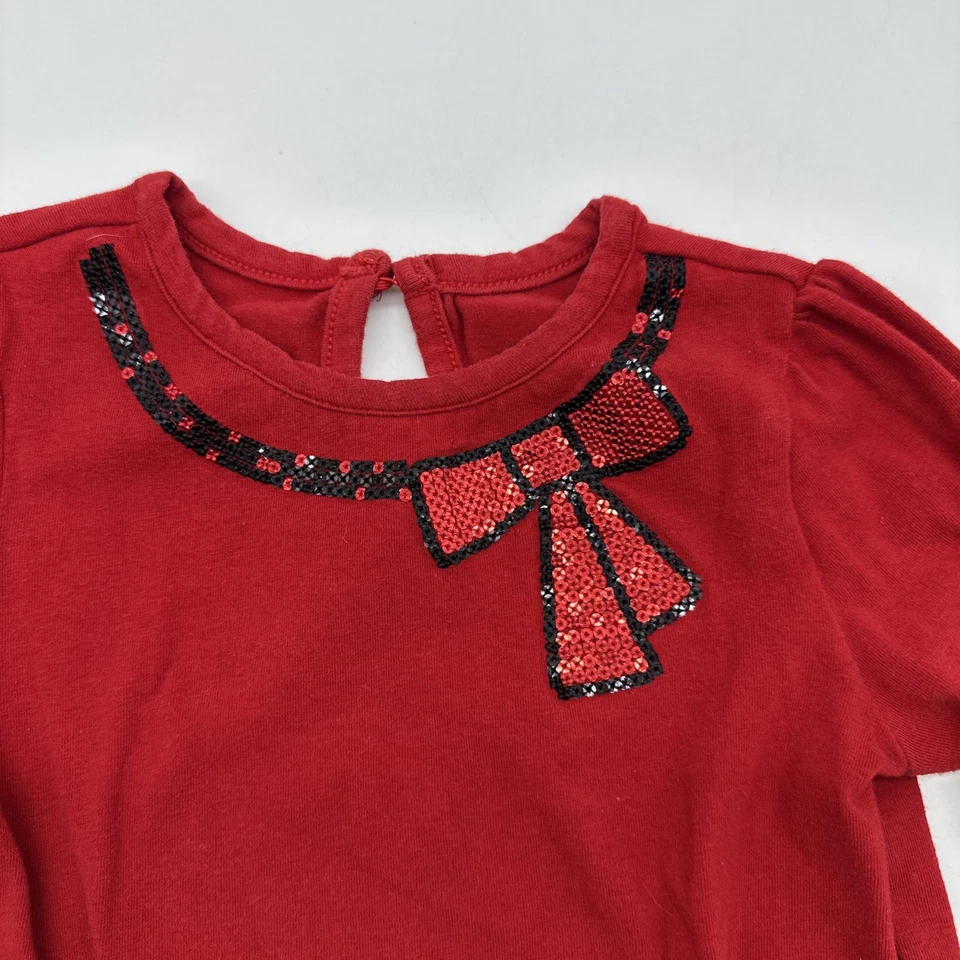 Koala Bebé Una Pieza Niñas Pequeñas Talla 24M Lentejuelas Rojas Snap. #35859 Foto 2 de 4