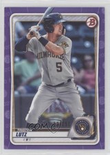 2020 Bowman Draft Purple Border 97/250 Tristen Lutz #BD-68 s3g