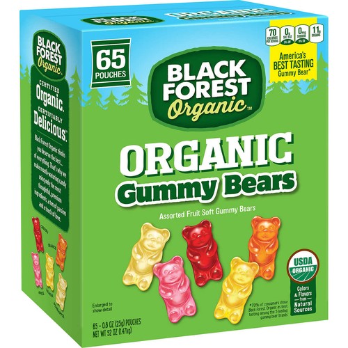 Schwarzwälder Bio Gummibärchen, 0,8 Unze (65 Stück) - Bild 1 von 5