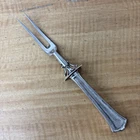 Sterling Silver Handle Wallace Hamilton Roast Carving Fork