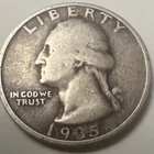 1935 P Silver Quarter-Choice Better Early Date