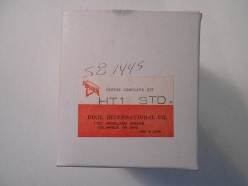 Yamaha HT1 NOS Piston Kit STD HT-1 Rings Pin CirClips Vintage Supeior - Picture 3 of 4