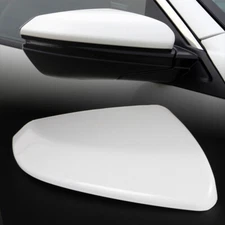 Right Side Door Mirror Cover Cap Passenger For Honda Civic 2016 2017-2021 White