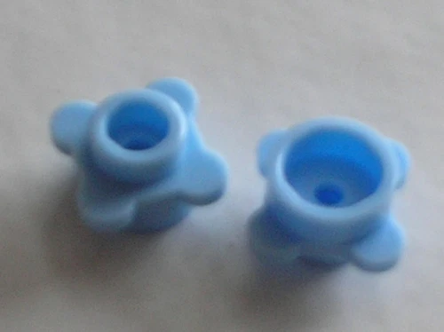 2 x Fleur Lego hellblaue Blume 33291 /Set 41184 41068 31068 21137 21133