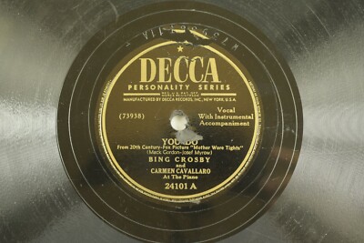 Lot of 7 Bing Crosby Andrew Sisters - Jazz Decca 78RPM - How Soon/ You Do Z6