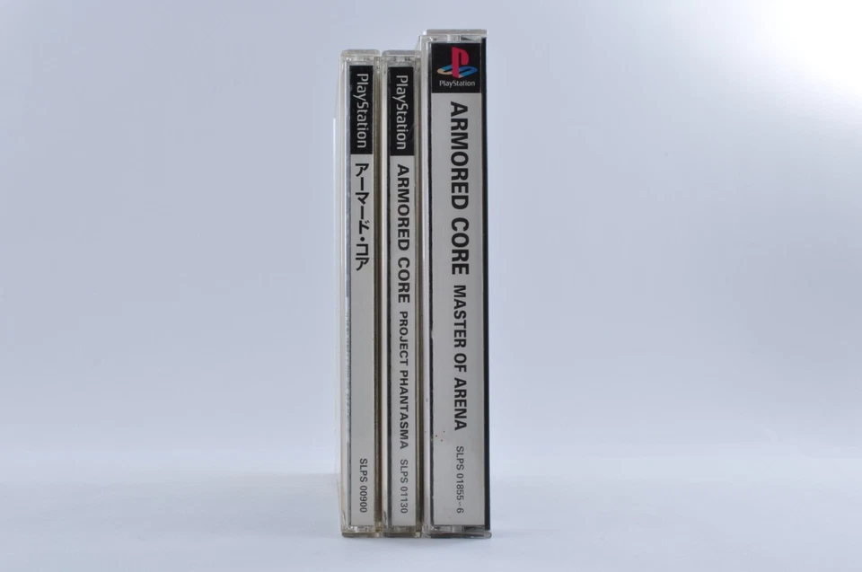 PS1 Armored Core Project Phantasma Master Of Arena set of 3 Playstation1 Japan - Image 3 of 4