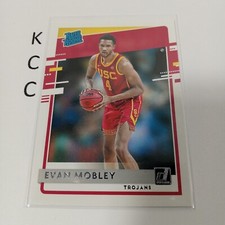 2021-22 PANINI CHRONICLES DONRUSS DRAFT PICKS EVAN MOBLEY RATED ROOKIE #27