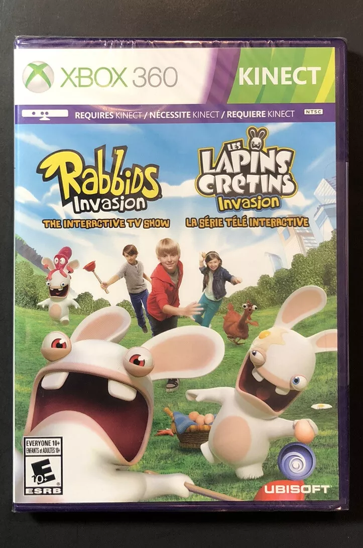 Jogo Rabbids E Kicking Xbox 360 Kinect Midia Fisica em Promoção na