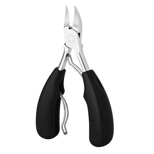 Nail Scissor Toenail Clipper Thick Ingrown Toe Nail Heavy Duty Precision BLACK - Bild 13 von 15