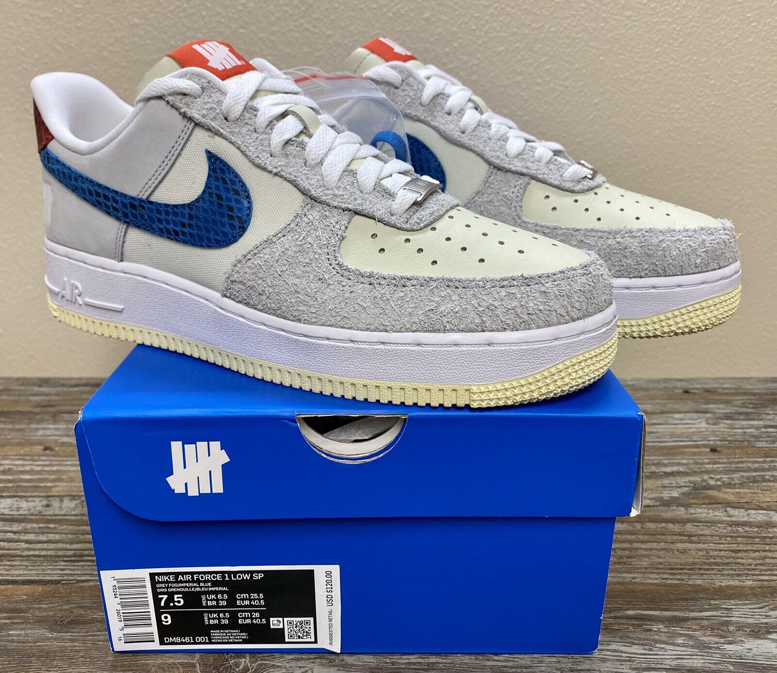 NIKE AIR FORCE 1 LOW SP x UNDEFEATED 5 ON IT DUNK VS. AF1 REVIEW AND ON  FEET 