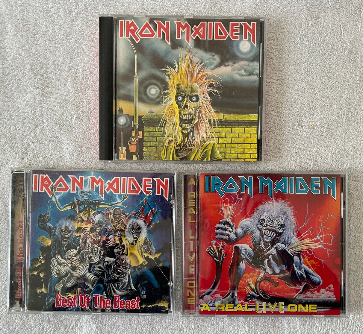 Lot of 3 CDs: IRON MAIDEN, 1980-1996