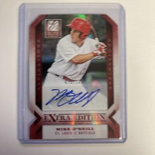⚾ 2013 Panini Elite Extra Edition Aspirations Auto #82 Mike O'NEILL #'d/100 ⚾