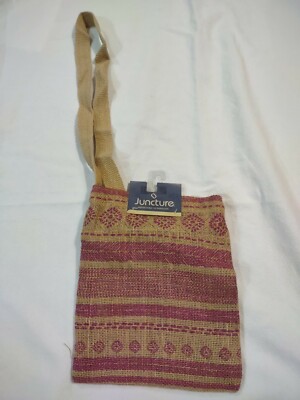 Indú bag color light brown  and purple  made in  India no wash no bleach no iron