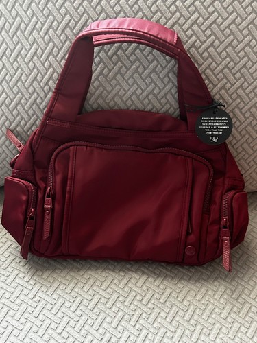 Samantha Brown To Go Travel Hobo Bag BURGUND Lesen! OHNE GURT Neu mit Etikett