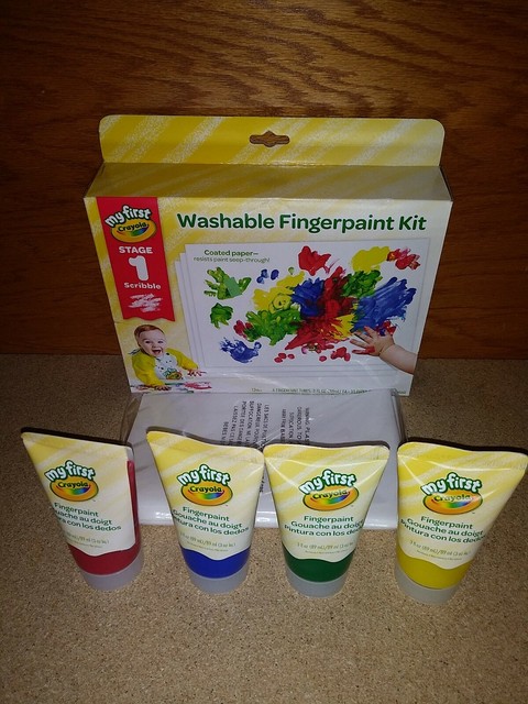 Crayola My First Finger Paint Toddlers Painting Paper Included 12 M