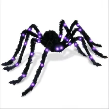 KatchOn, Giant Light Up Spider for Outdoor - 4Ft, Realistic Hairy LED Spider ...