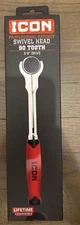 ICON 56187 PROFESSIONAL  1/4 in. LOW-PROFILE RATCHET WITH COMFORT GRIP-BRAND NEW