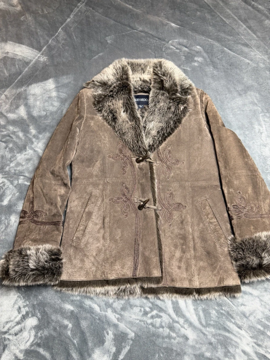 suède fur jacket / Mods coat vintage Faux Fur Suede Vintage Coats, Jackets & Vests for Women for sale