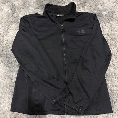 #ad The North Face Men’s Black Full Zip Jacket Fleece Lightweight Size XL $34.99