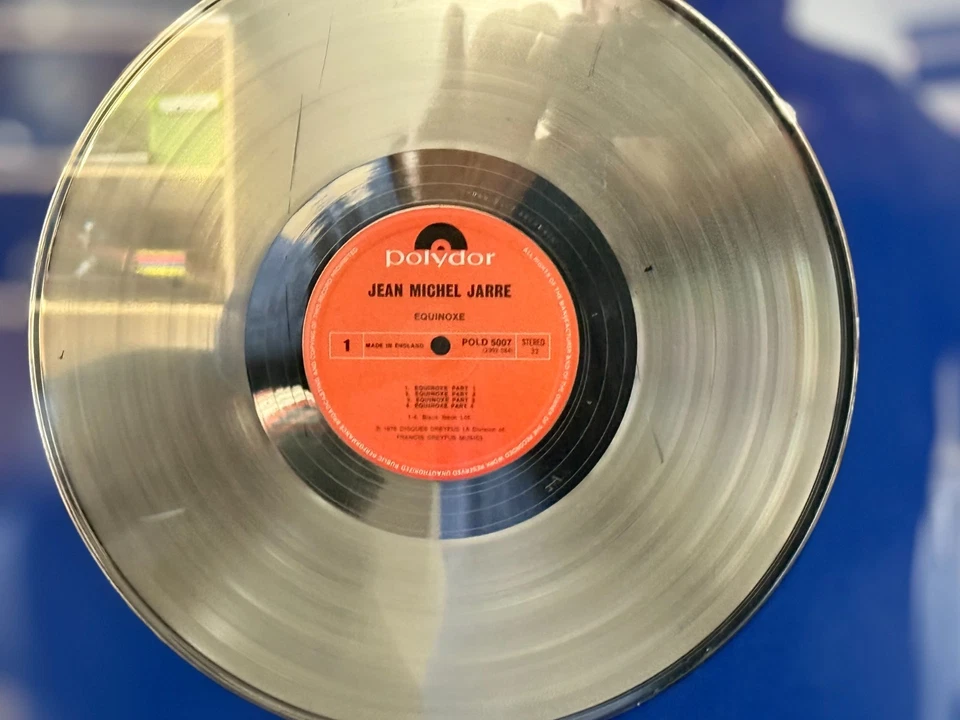 Jean Michel Jarre Equinoxe 1978 Polydor Sales Award Plaque £150,000 UK Sales - Image 4 of 4