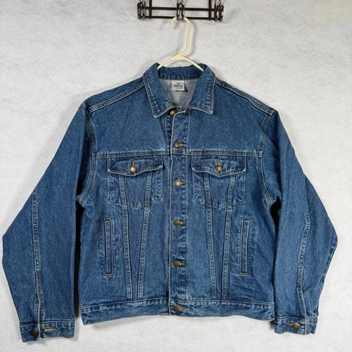 Vintage Disney Store Denim Jacket Embroidered Mickey, Minnie, Characters image 2