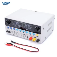 WEP  Lab Power Supply Adjustable Voltage Current Regulator Repair Tools USB