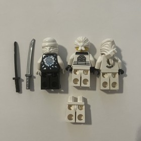 Lego Ninjago Zane Lot X3 DX Minifigures 2260 70742 Ice Dragon Movie Possession