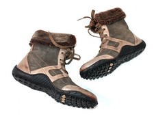FUN & CO DAMENSCHUHE BOOTS SNEAKER WINTER WARM  BRAUN 42  WOLLFUTTER #1-64# NEU!