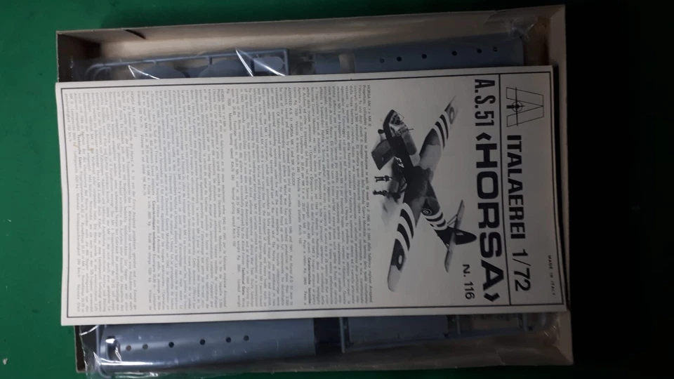 ITALERI VINTAGE 1/72 ALIANTE HORSA, HORSA ASSAULT GLIDER - Immagine 3 di 3