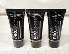 3 x L.A Girl PRO BB Cream HD High Definition Beauty Balm ~ GBB942 LIGHT ~ 1 oz