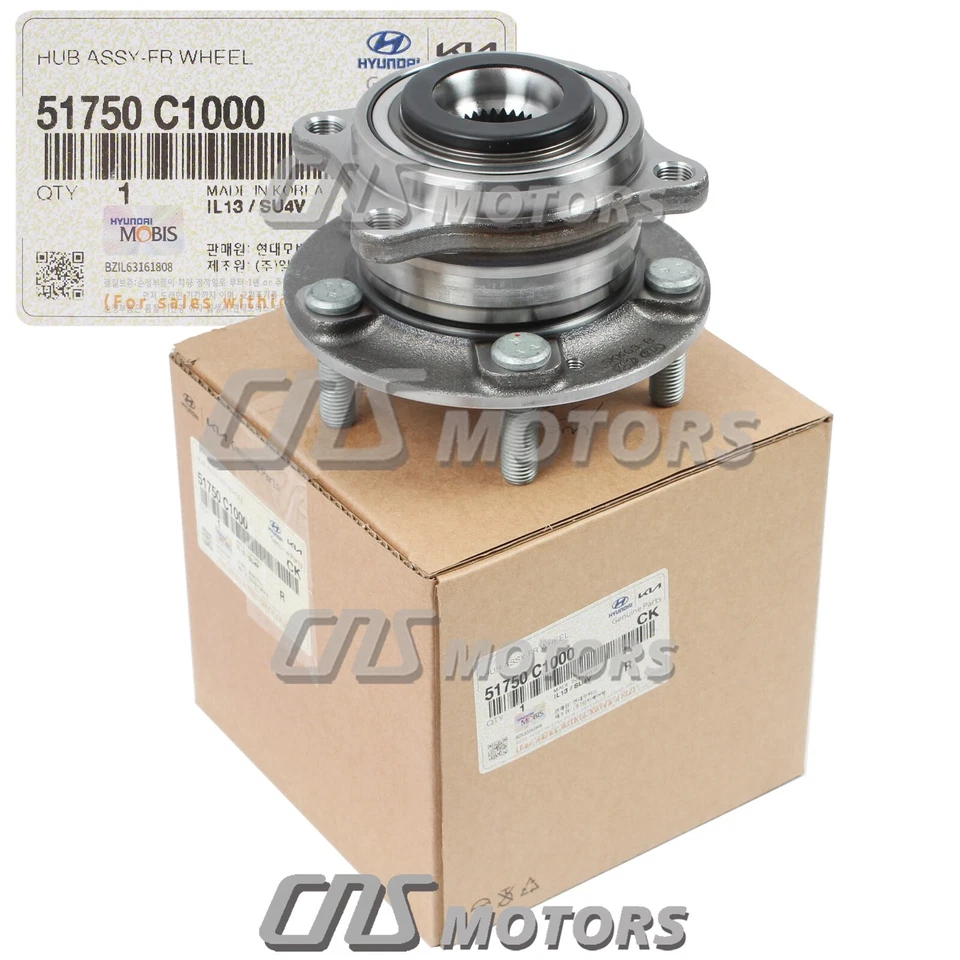 ⭐GENUINE⭐ FRONT Wheel Hub & Bearing for 2015-2023 Hyundai & Kia 51750C1000 Foto 2 de 4