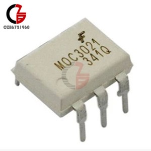 10Pcs-Fairchild-MOC3021-Random-Phase-Optoisolators-Triac-Driver-Output-DIP-6