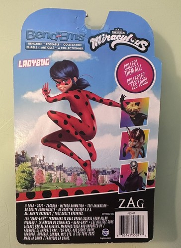 Modellino coccinella Zag Heroes Miraculous Bend-ems - NUOVO - Foto 2 di 3