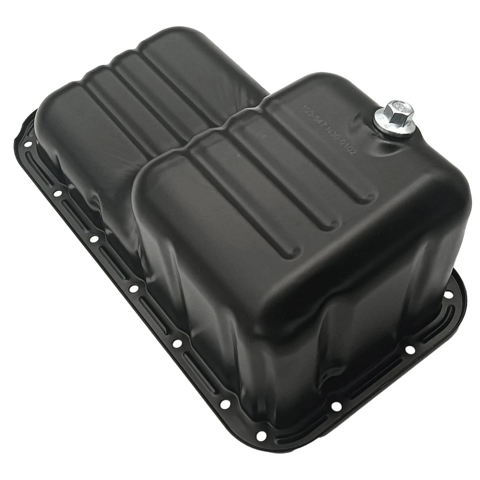 Cacerola de aceite del motor delantero con tapón de drenaje para Chevrolet Chevy Spark 2013-15 1,2 L pulgadas l4 Foto 4 de 4