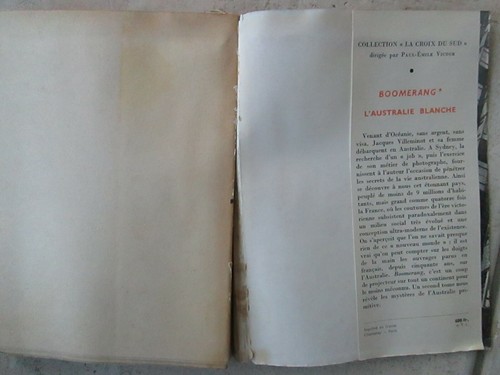 VILLEMINOT : L'AUSTRALIE BLANCHE (envoi), 1954 + dépliant Nouvelle Calédonie. - Bild 9 von 10