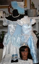 DISNEY MOTHER/DAUGHTER CINDERELLA BALLGOWN,TIARA,GLOVES C:5-6 A: STANDARD