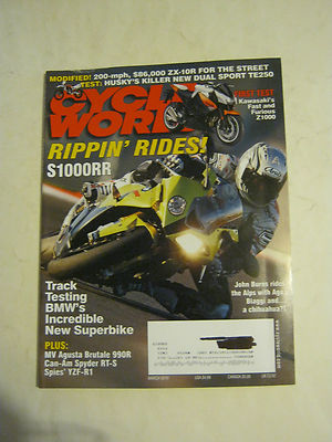 INVENTORY マガジン March 2010 Cycle World Magazine - $86,000 ZX-10R For The Street