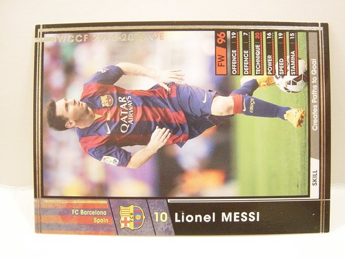 Panini WCCF 2014-15 Lionel Messi No.10 FC Barcelona Spain La Liga 14-15 #A108 - Picture 2 of 8