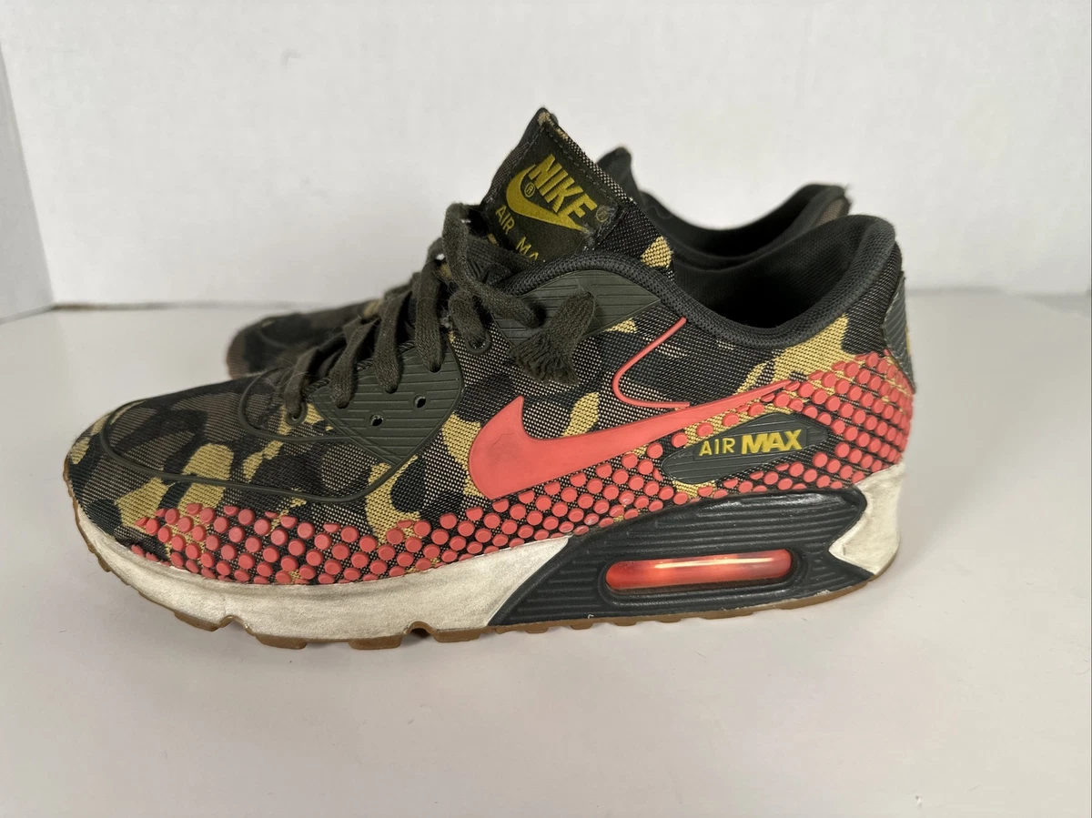 Nike Air Max 90￼ Premium 807298-200 Canvas Camo/Pink Size 7 | eBay