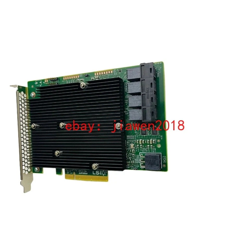 LSI IT Mode SAS9300-16i 16-Port 12Gb/s SAS-3 SAS/SATA HBA ZFS TrueNAS UnRAID - Image 4 of 4