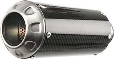 Hotbodies MGP Growler Carbon Slip-on Motorcycle Exhaust, GSXR 600 750 2008-10