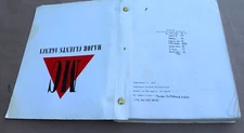 Rare Chris Brancato Thieves Movie Script Lawrence Gordon 1999 Direct To MC