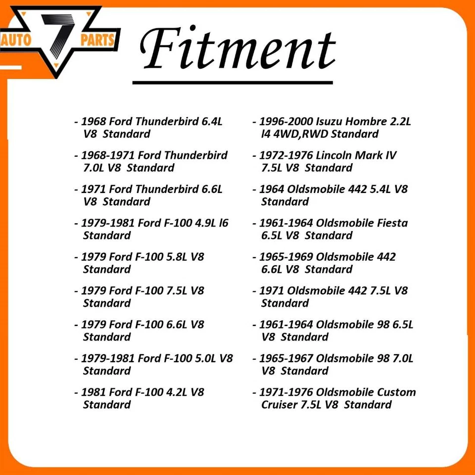 Eje trasero GMB todas las juntas junta universal 2x se adapta a 1964-1971 442 Foto 2 de 4