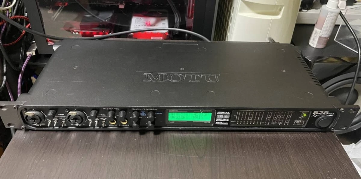 MOTU 828mk3 Firewire (set including IEEE1394 card) as-is W/accessories