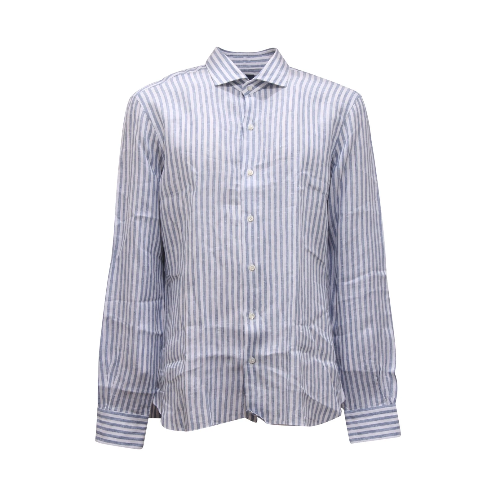 0568AS men's shirt BARBA man linen shirt