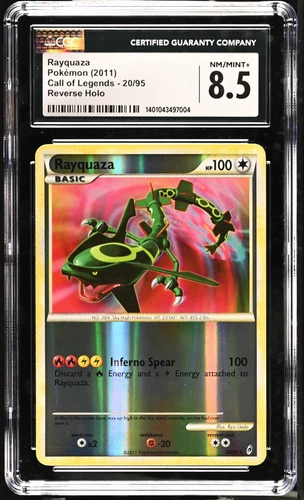 Rayquaza 20/95 Reverse Holo Rare - 2011 English Call of Legends - CGC 8.5