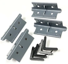 Edsal Muscle Rack Shelving Post Coupling Coupler Connector 4-Pack GRAY 4”x1.375”