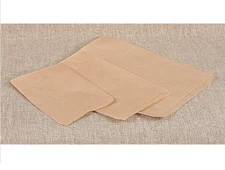 100Pc Kraft Paper Flat Paper Bags Wholesale Bags Kraft Jewelry Gift Bag Lots 100